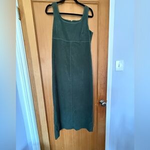Talbots, size 6, dark green ankle-length dress